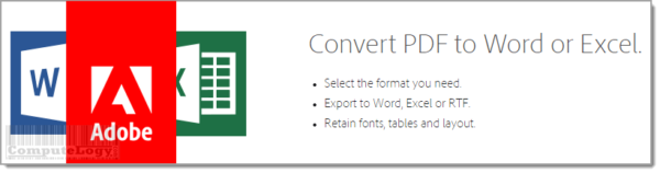 Adobe Word Excel PDF Streamline Office Work