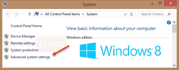 Windows Advanced System Settings