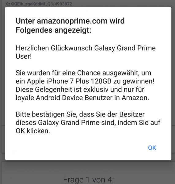 google adsense deceptive ad in german