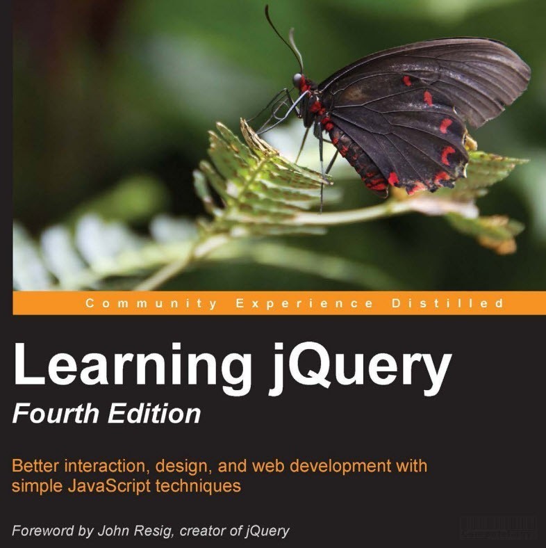 Learning jQuery - Fourth Edition ebook cover page extra computelogy-com