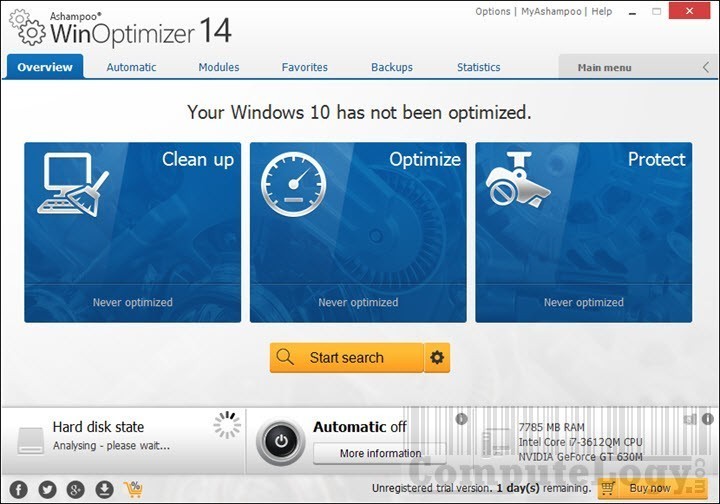 download the last version for windows Ashampoo WinOptimizer 26.00.13