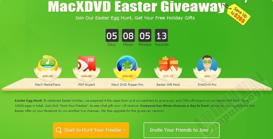 digiarty macxdvd easter giveaway 2017 computelogy