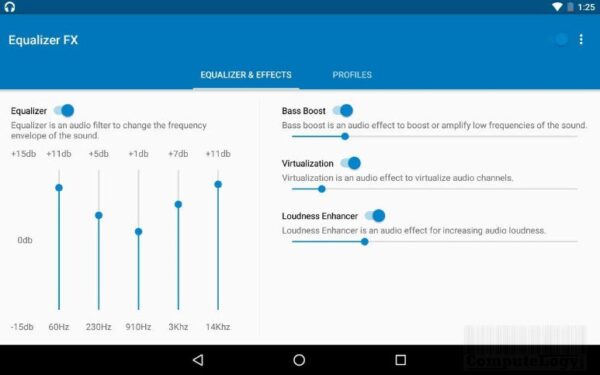 equalizer fx pro main screen android computelogy