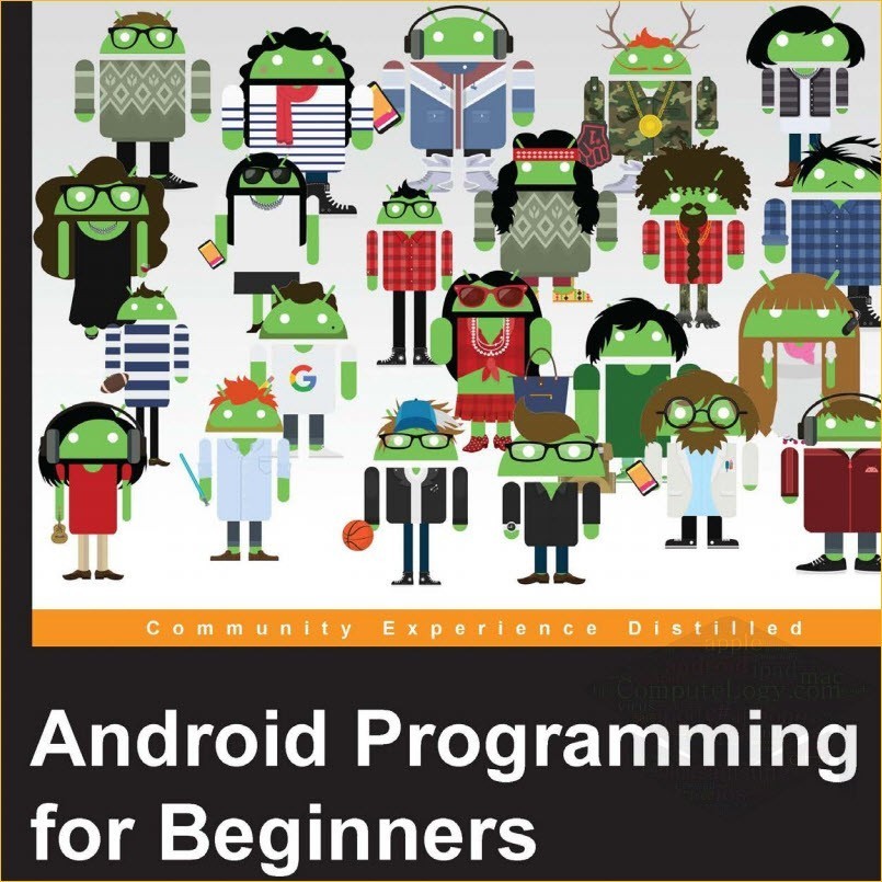 Android Programming for Beginners book cover titile page computelogy-com