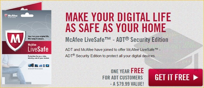 McAfee LiveSafe promo banner computelogy-com