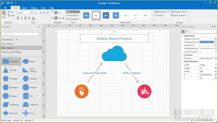 freshdiagram windows 10 app interface computelogy-com