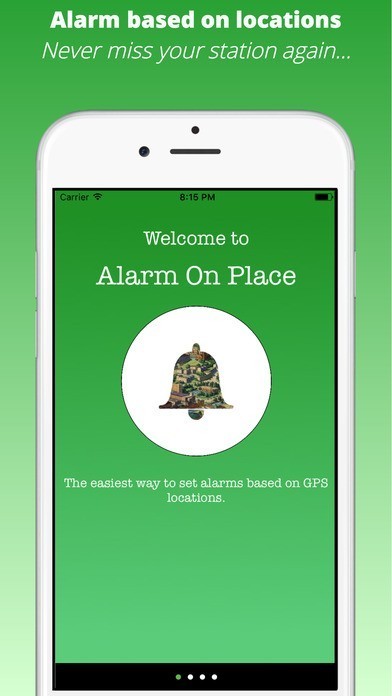 Alarm On Place - Ideal for commute sleepers app for iphone ipad ipod computelogy-com