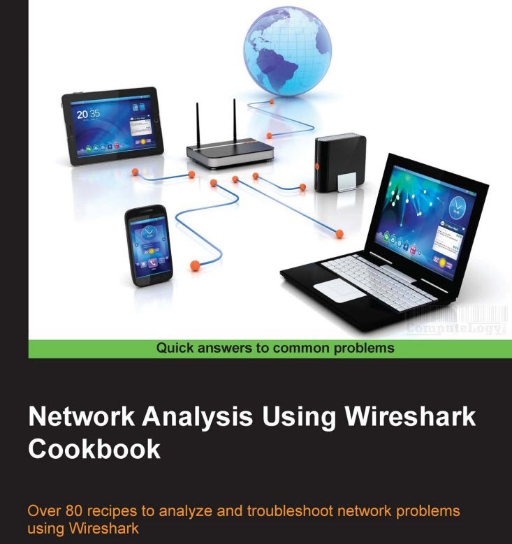 Network Analysis using Wireshark Cookbook title cover page computelogy-com