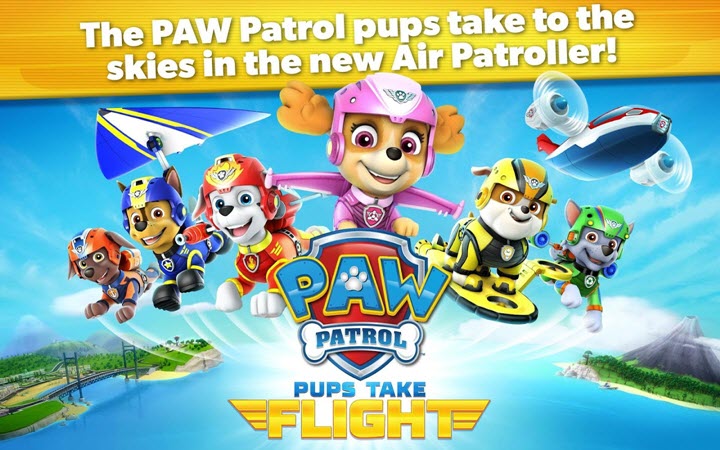 PAW Patrol Pups Take Flight banner computelogy-com