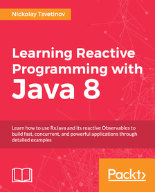 Learning Reactive Programming with Java 8 ebook cover title