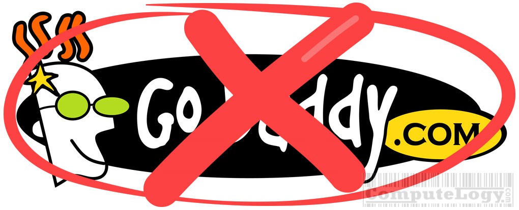 why godaddy is bad crossed logo