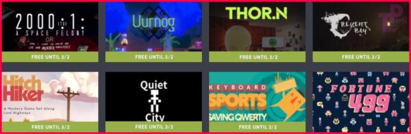 7 free games at humblebundle banner