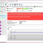 hard disk sentinel pro main interface window with malfunction hard disk