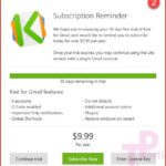 kiwi for gmail registration process step 2