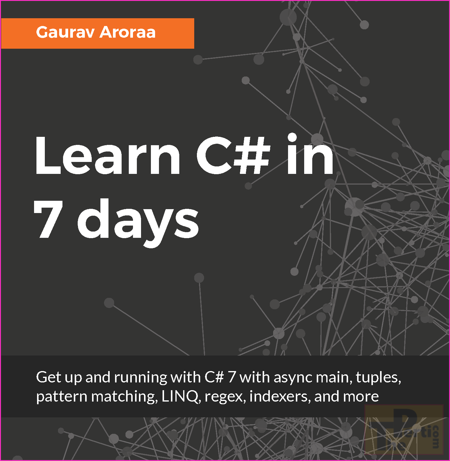 Learn C# in 7 days ebook titile cover page