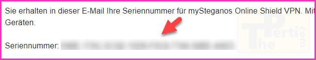 Steganos Online Shield VPN license email