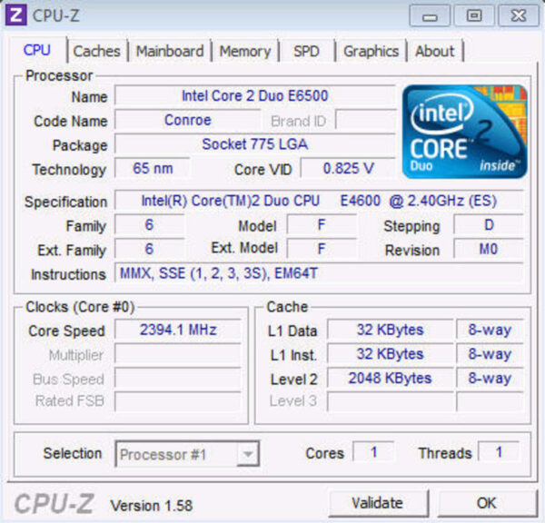 CPU-Z image