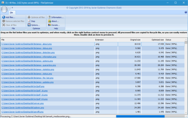 FileOptimizer by Javier Gutiérrez Chamorro Image