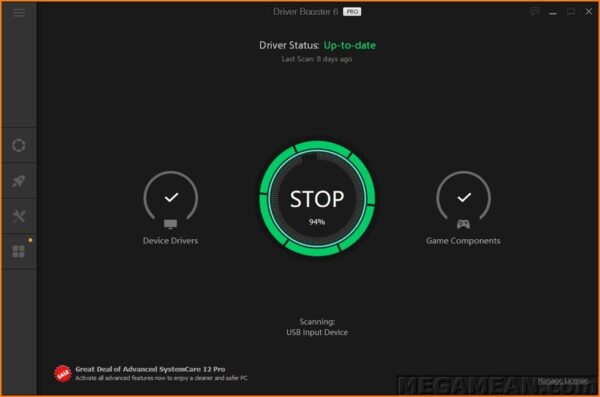 IObit Driver Booster Pro 6 Main Window