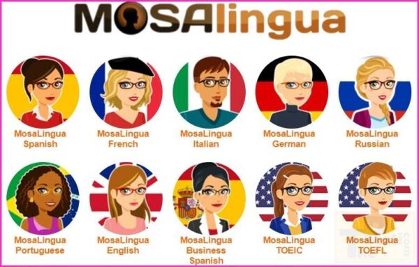 Mosalingua Language Learning App Banner