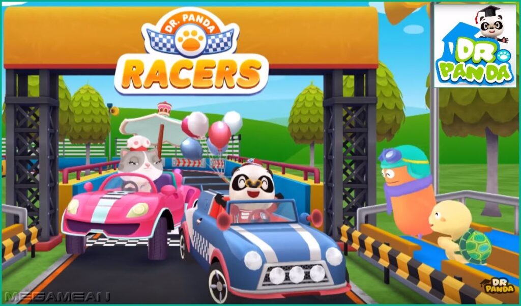 Kids App Dr. Panda Racers Banner
