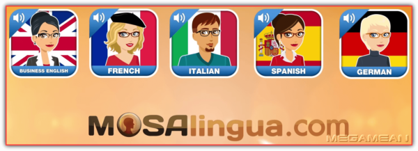 MosaLingua Language Learning App Banner