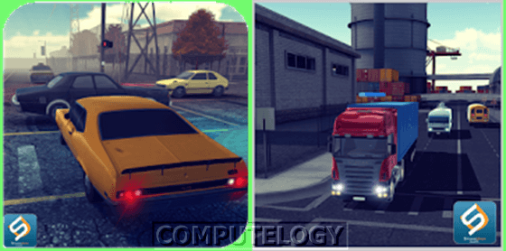 Taxi Simulator 1976 App and Real Truck Simulator 3D App Icon