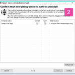 2 Confirmation of Selection in BCUninstaller