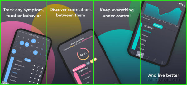 Correlate - Symptoms Diary And Habits Tracker Pro App Banner