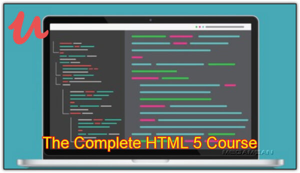 The Complete HTML 5 Course Banner at Udemy