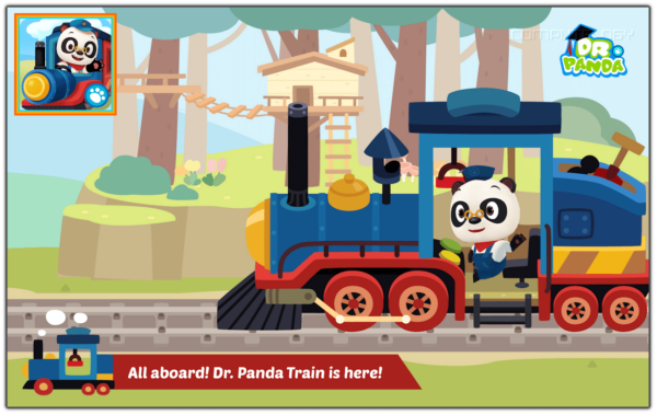 Dr. Panda Train Game Banner