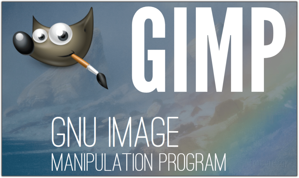 GIMP GNU Image Manipulation Program Banner