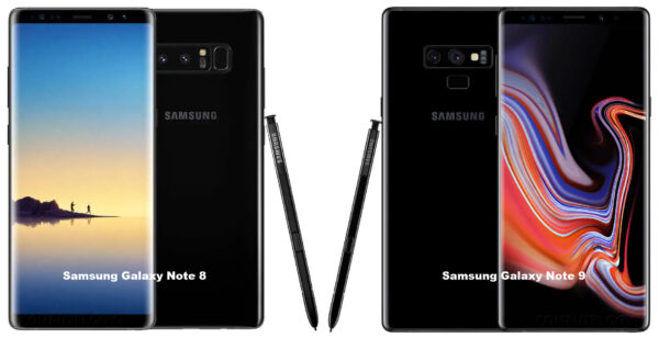 Samsung Galaxy Note 8 vs Samsung Galaxy Note 9