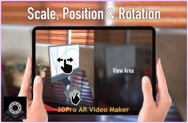 3DPro AR Video Maker App Poster