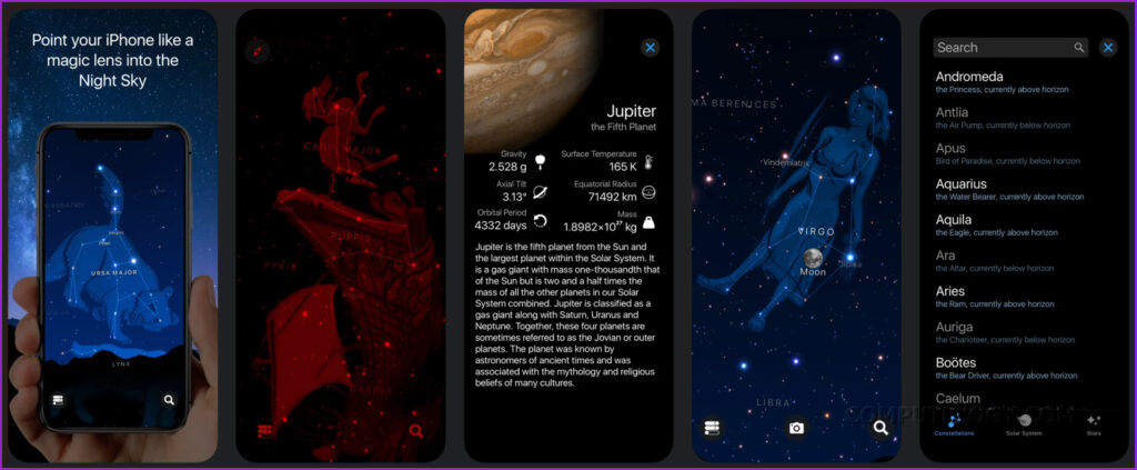Starlight Explore the Stars iPhone App Banner
